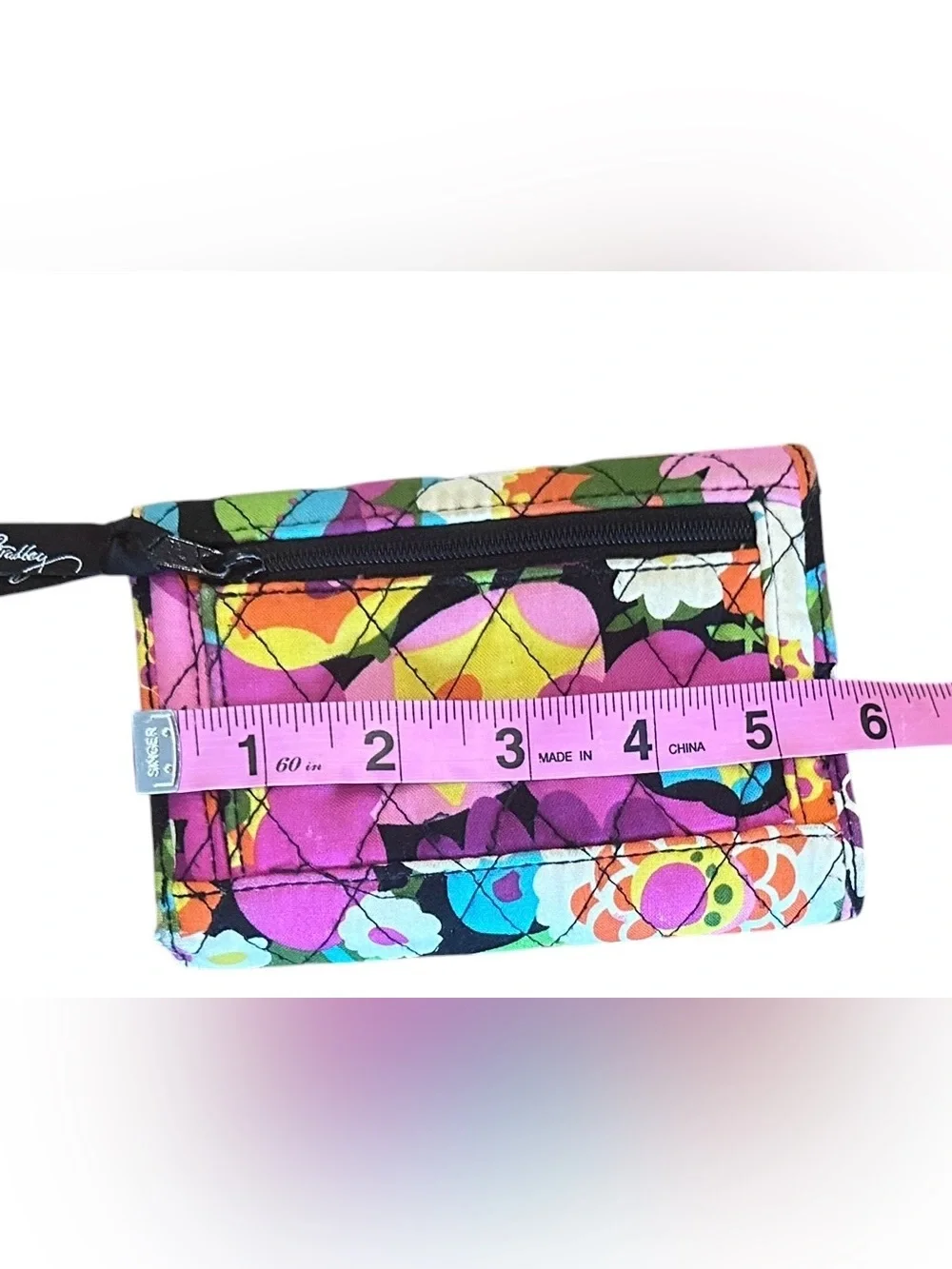 Vera Bradley Euro Wallet Va Va Bloom - Picture 3 of 5